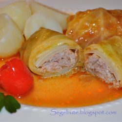 Balandėliai su virtomis bulvėmis